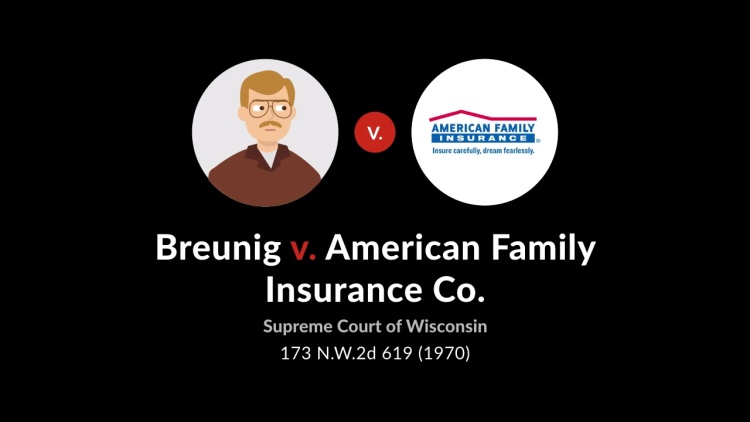 Breunig v. American Family Insurance Co., Insurance law, Mental illness and liability, Court case analysis, Insurance policy changes, Legal precedents, Policyholder responsibilities,