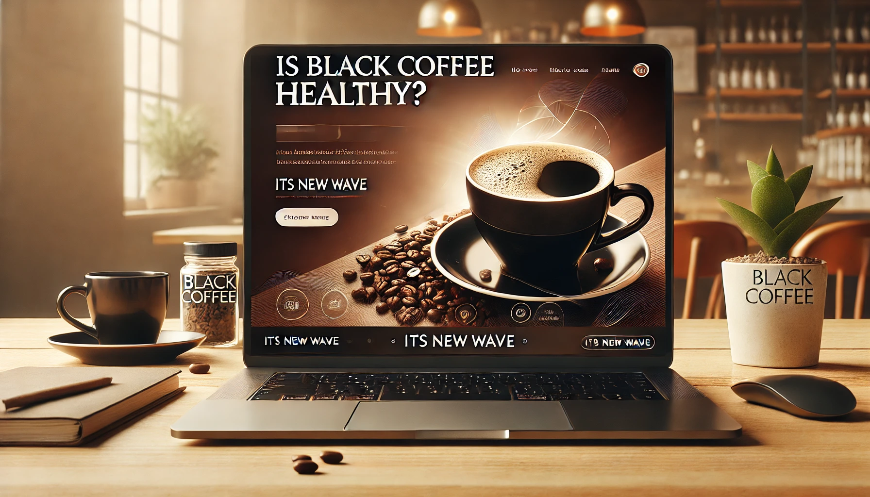 Is it healthy to drink black coffee everyday?